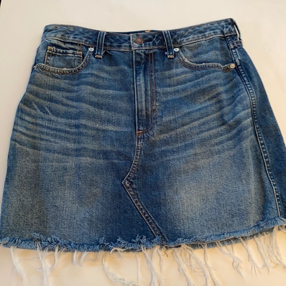 NWOT Abercrombie & Fitch Denim Mini Skirt